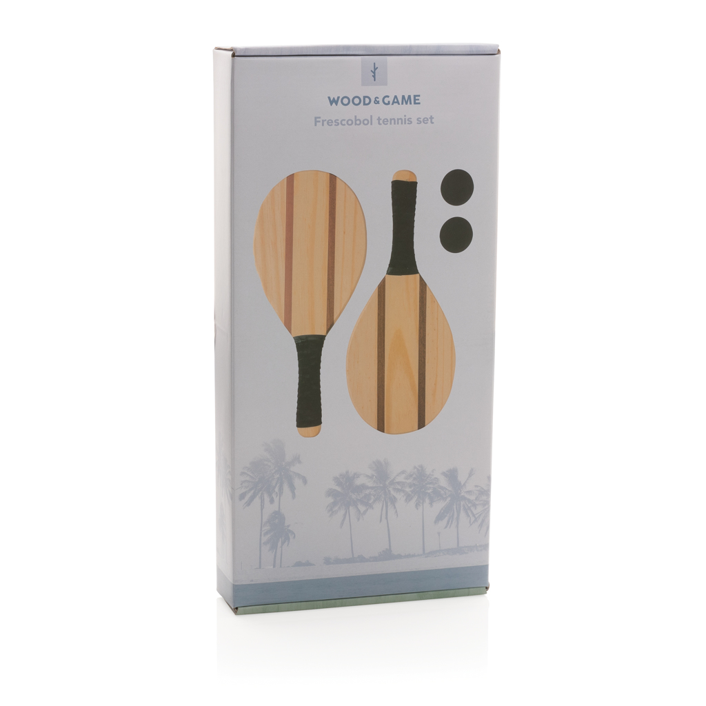 Wooden frescobol tennis set - Slika 9