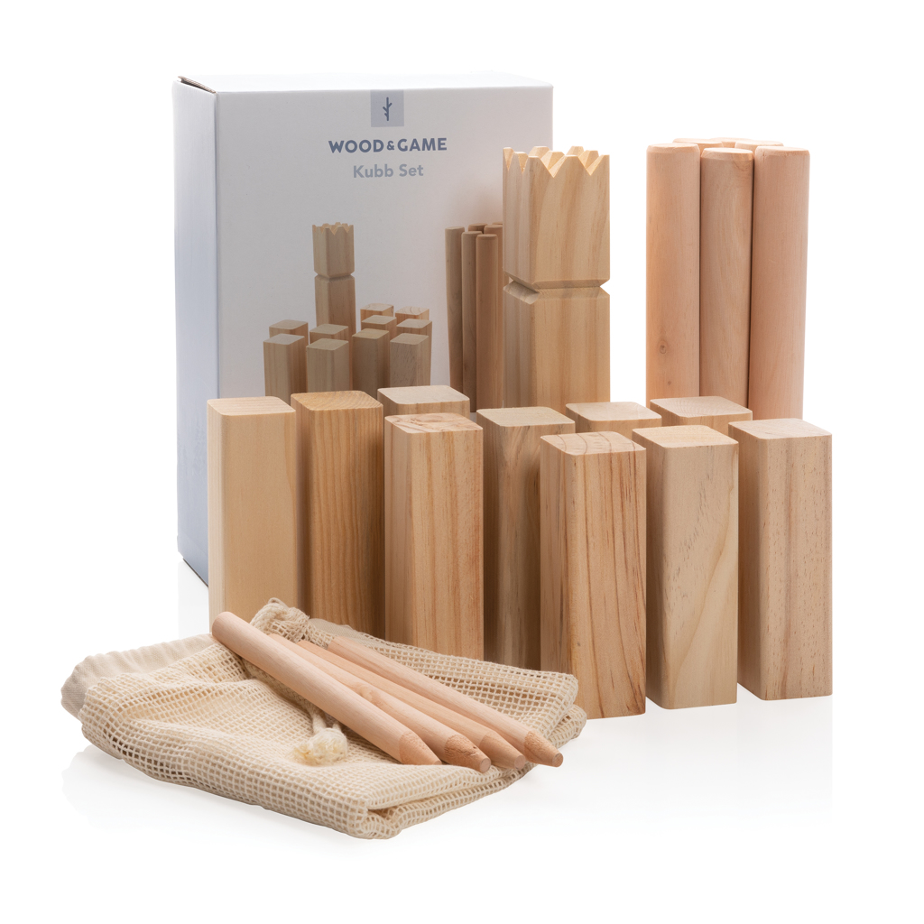 Wooden kubb set - Slika 7