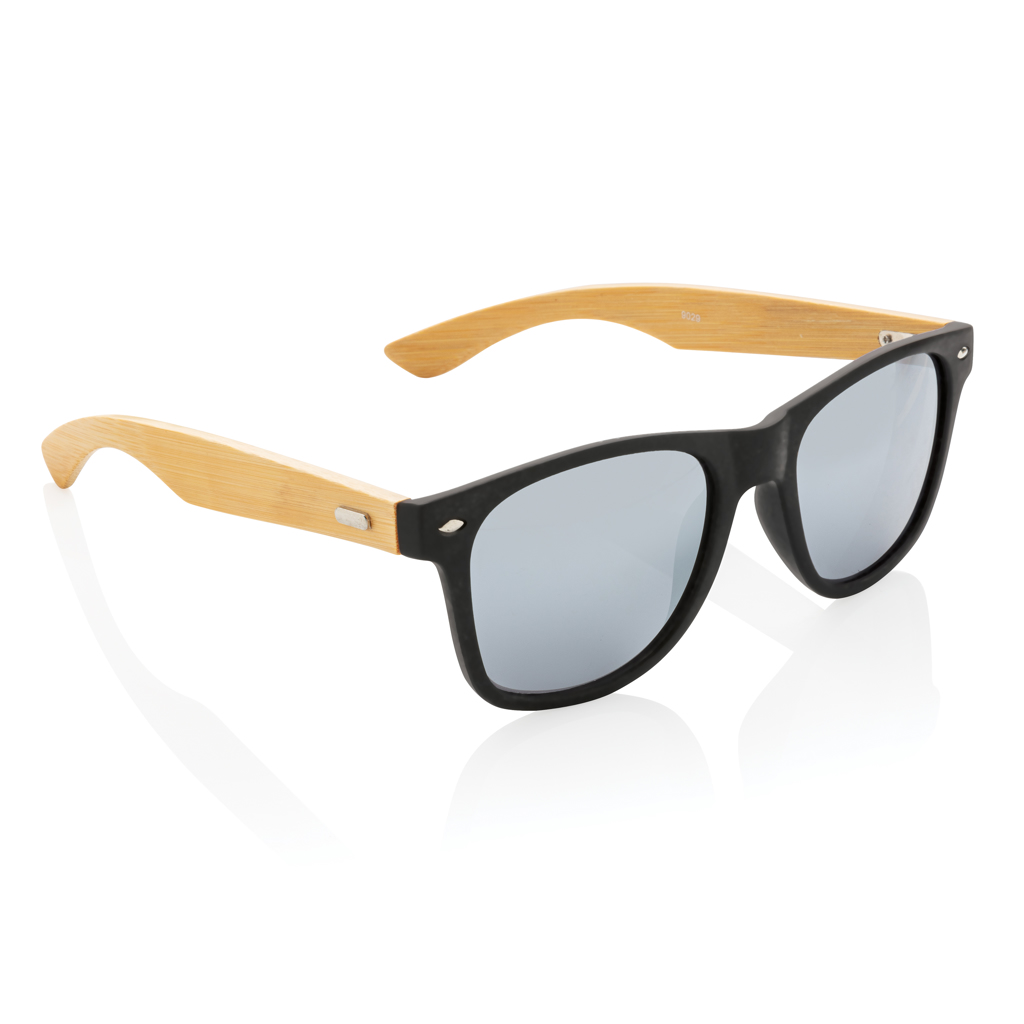Bamboo and RCS recycled plastic sunglasses - Slika 2