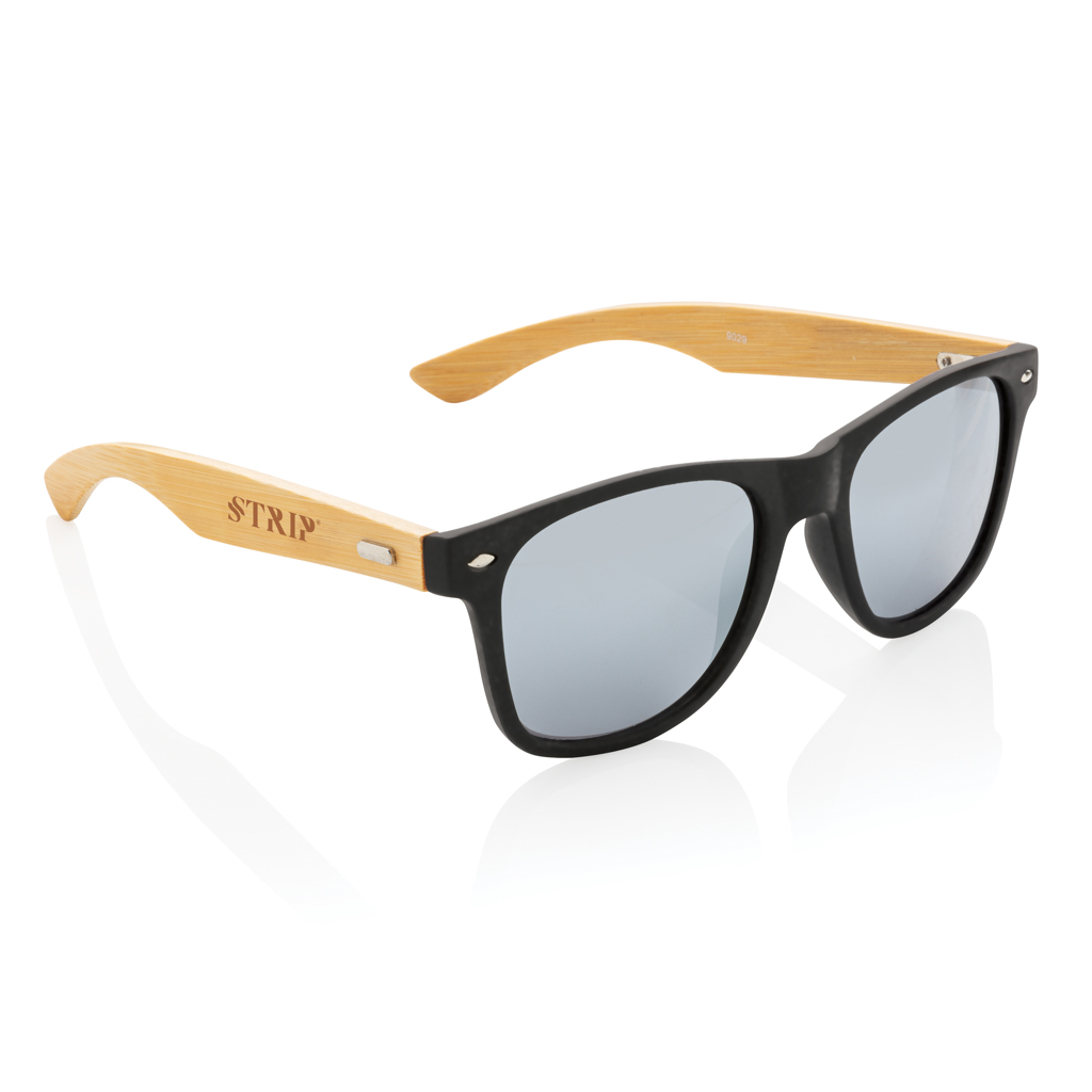 Bamboo and RCS recycled plastic sunglasses - Slika 5