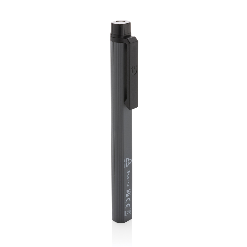 Gear X RCS recycled plastic USB rechargeable pen light - Slika 5