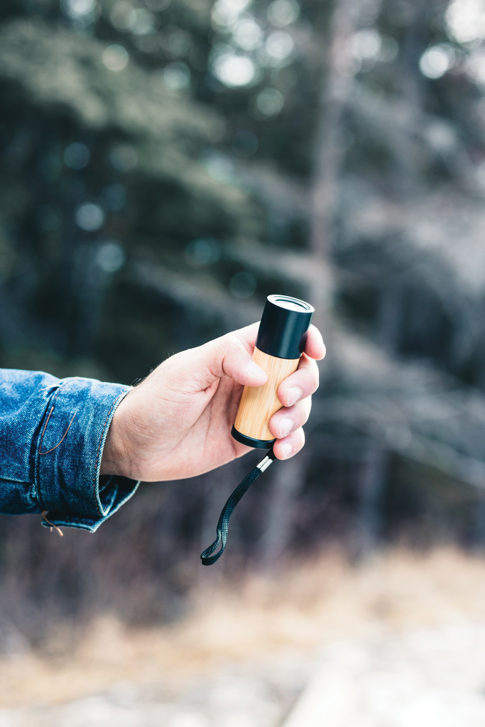 Bamboo and RCS certfied recycled plastic torch - Slika 8