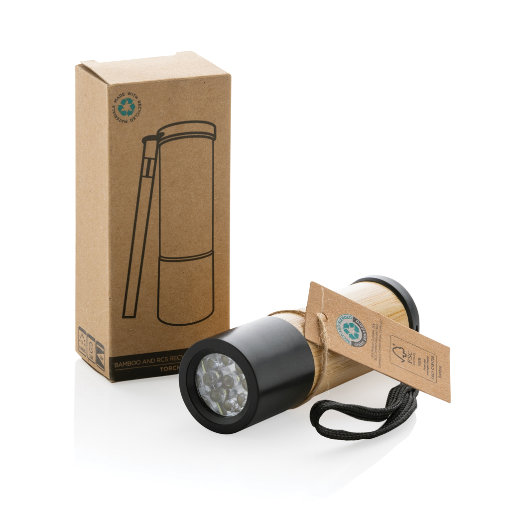 Bamboo and RCS certfied recycled plastic torch - Slika 11