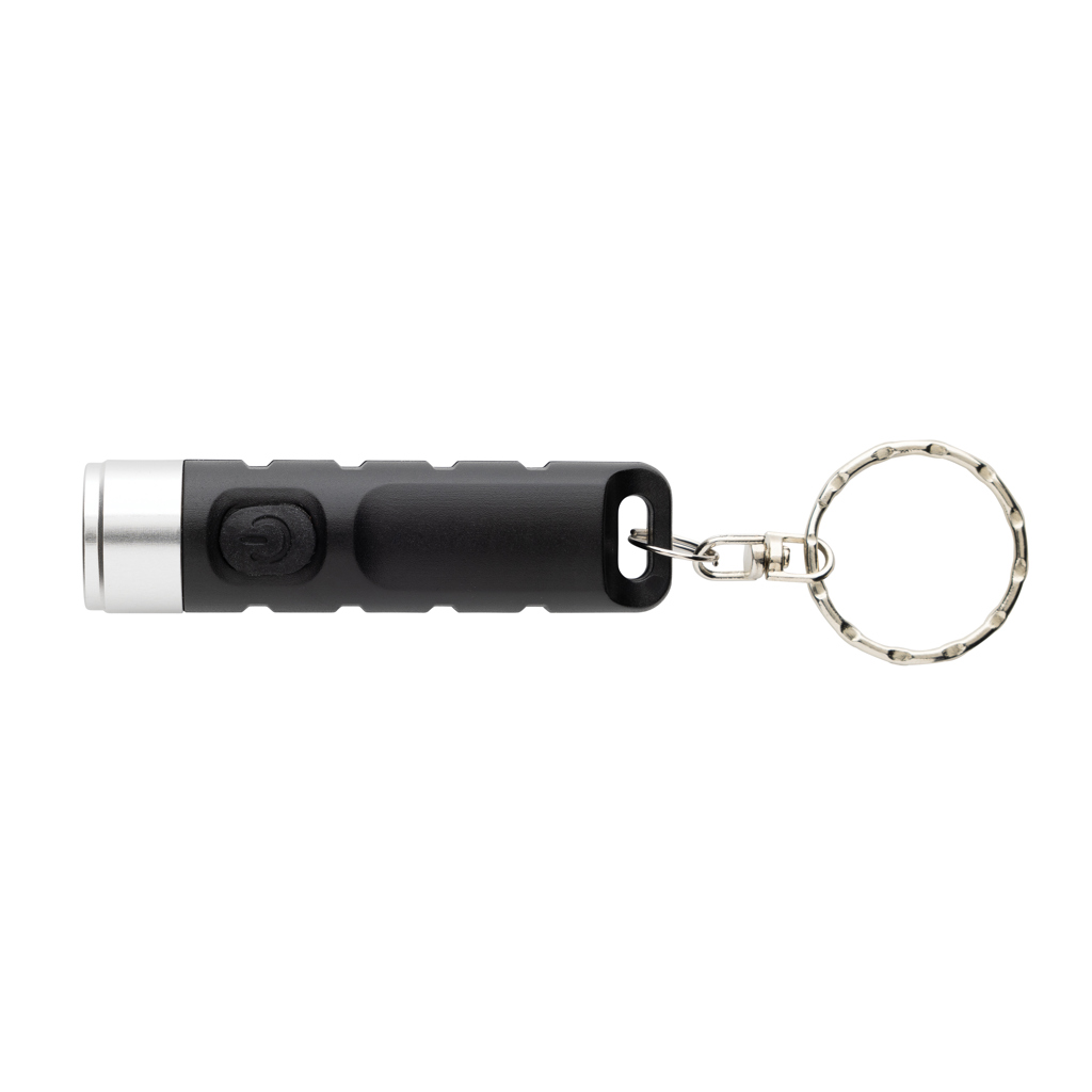 Globix RCS recycled plastic USB re-chargeable keychain torch - Slika 4