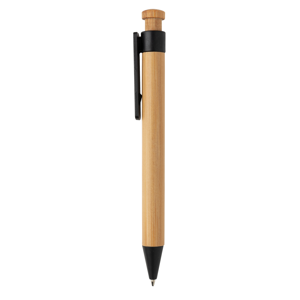 Bamboo pen with wheatstraw clip - Slika 3