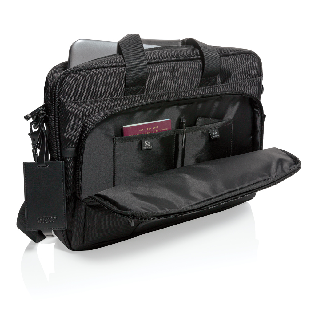 Swiss Peak RPET Voyager RFID 15.6" laptop bag - Slika 7