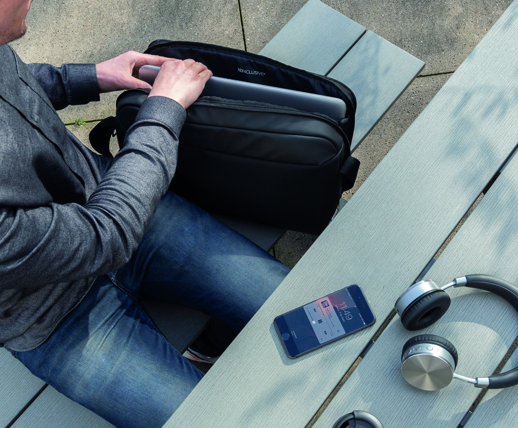 Madrid RFID USB 15.6" laptop bag PVC free - Slika 11