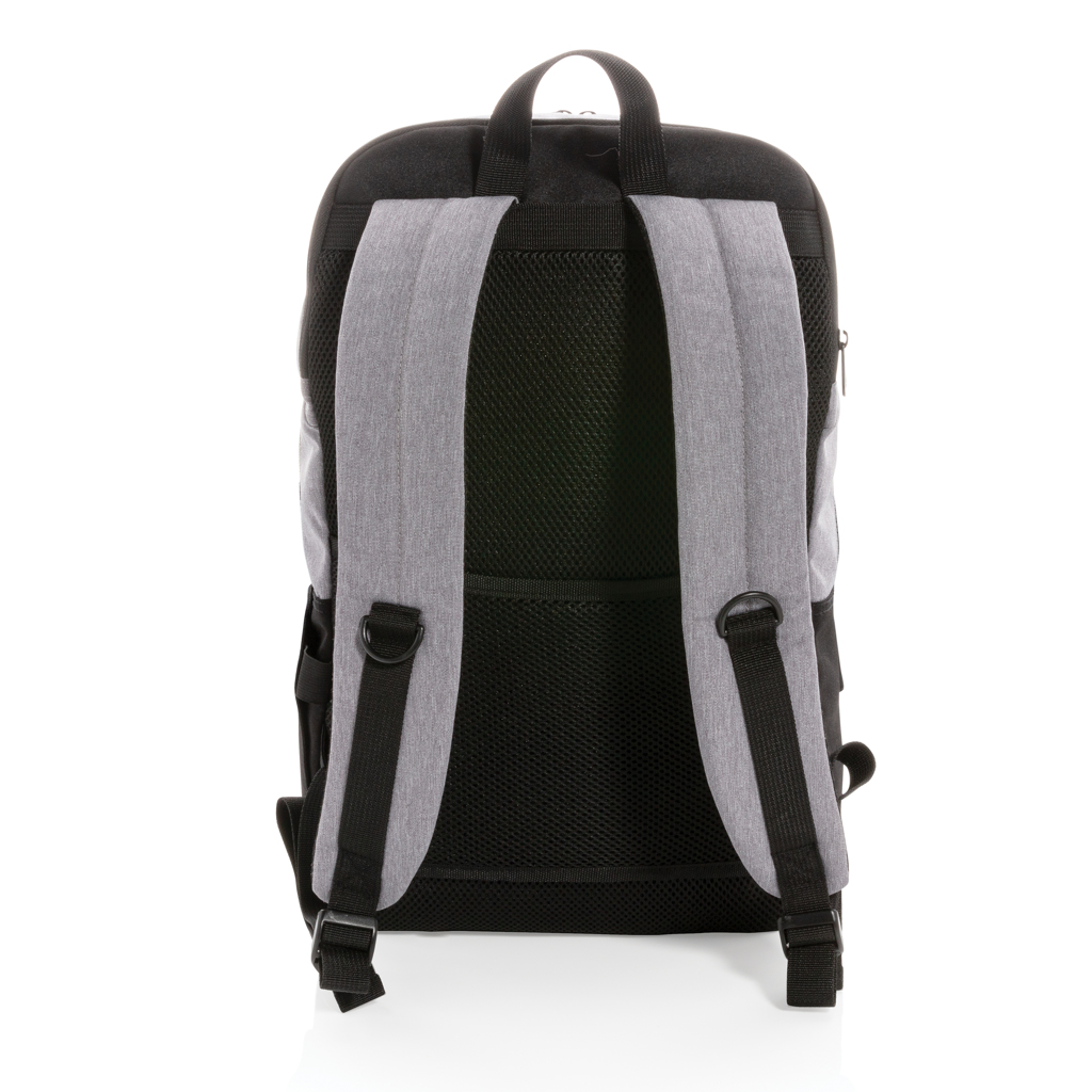 Modern 15.6" USB & RFID laptop backpack PVC free - Slika 6