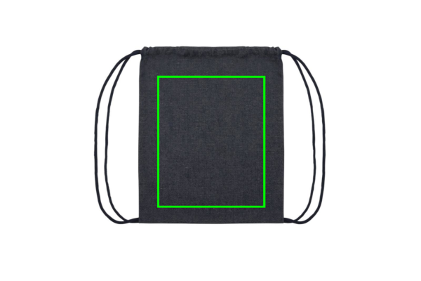 Impact AWARE™ recycled denim drawstring backpack - Slika 9