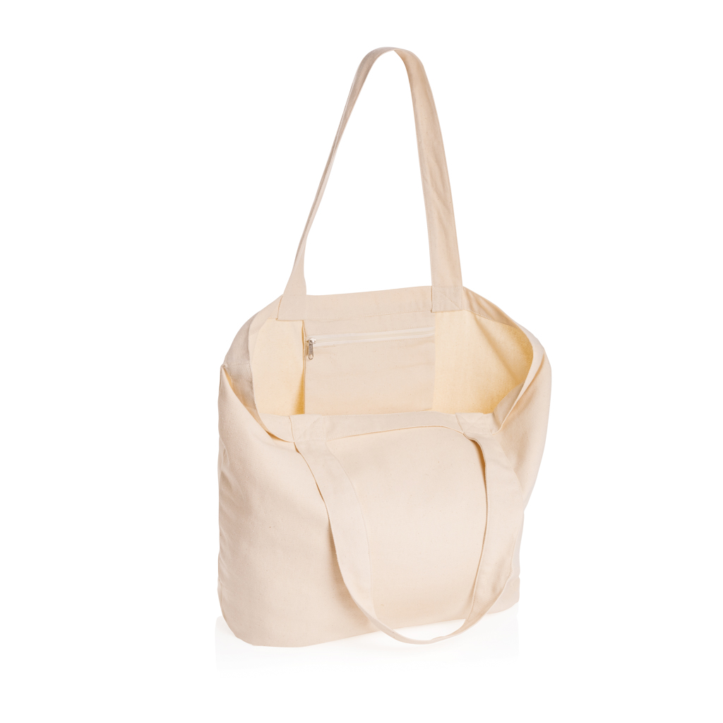 Impact Aware™ 240 gsm rcanvas shopper w/pocket undyed - Slika 3