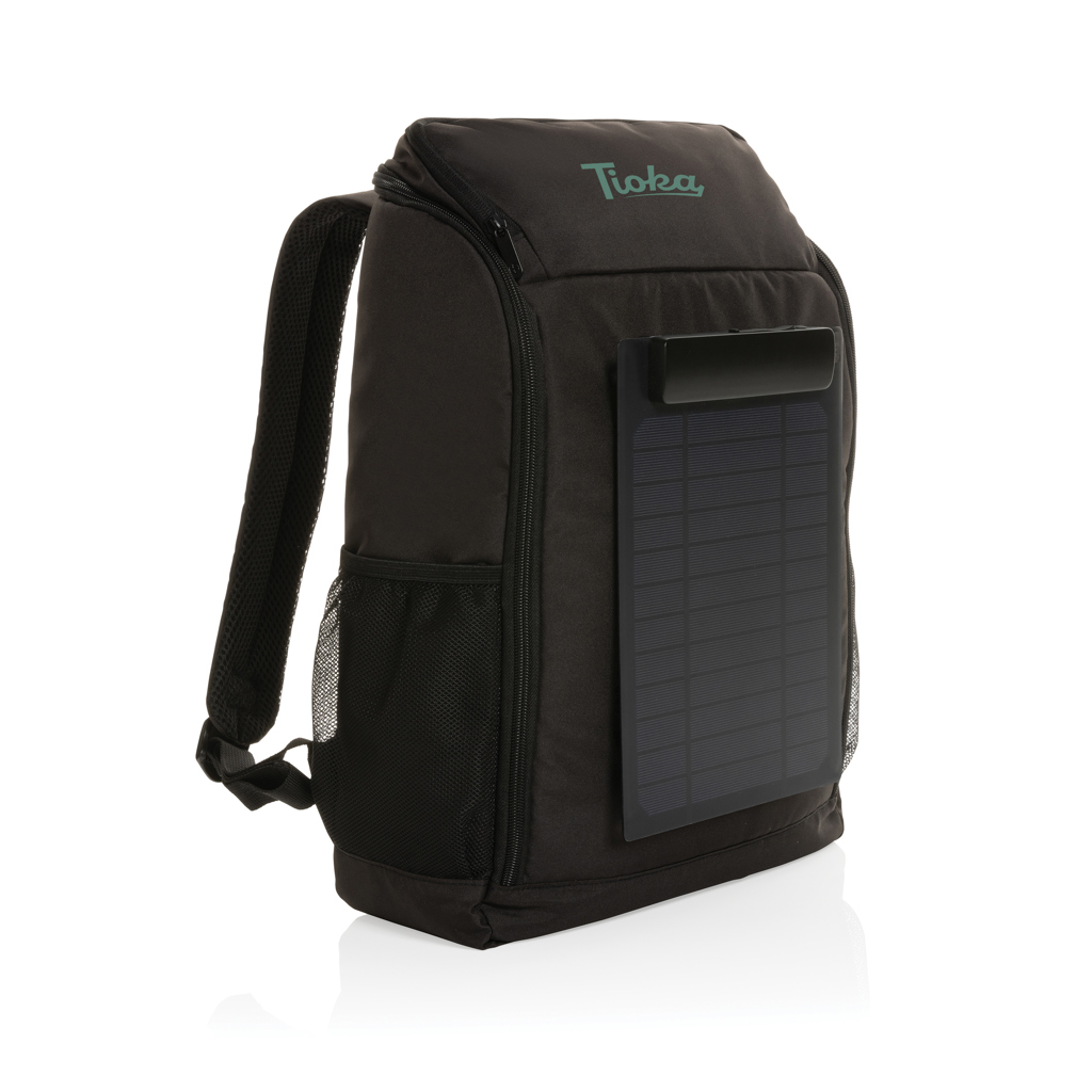 Pedro AWARE™ RPET deluxe backpack with 5W solar panel - Slika 9
