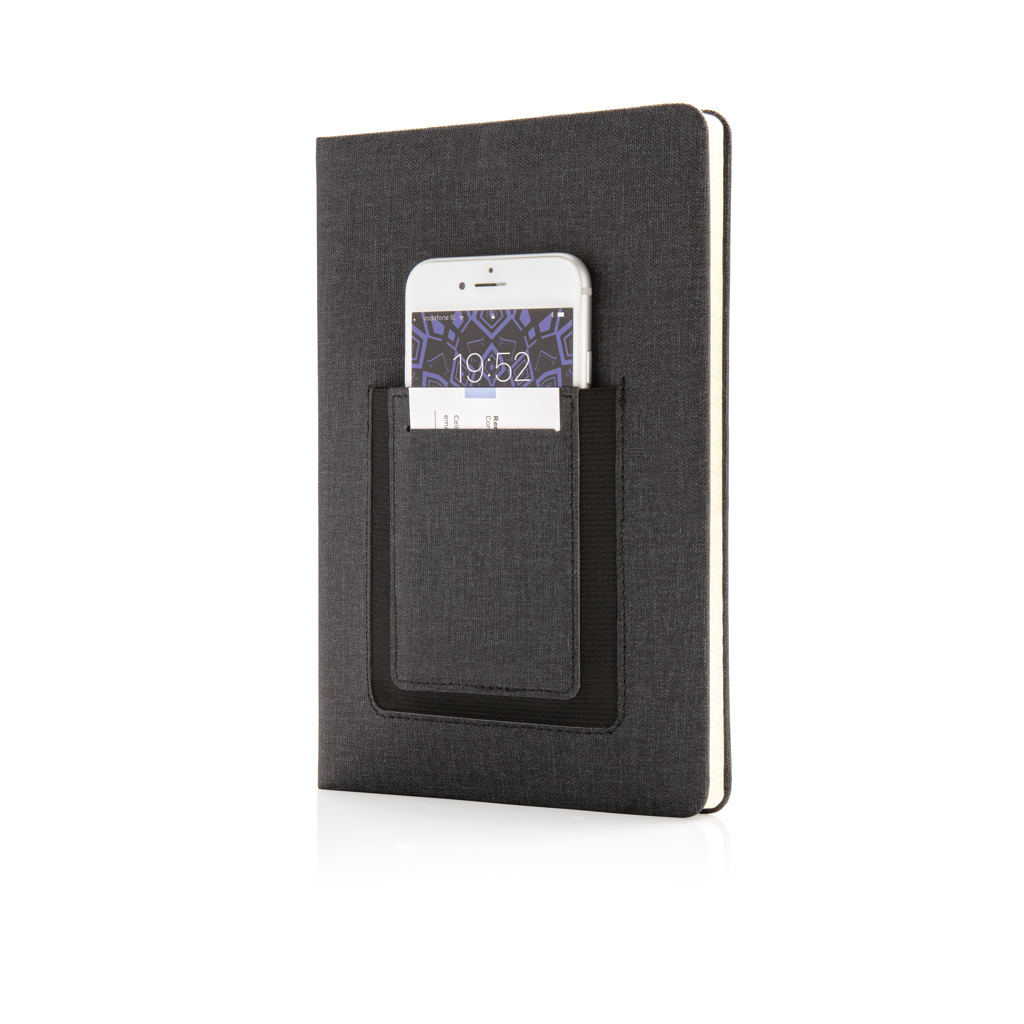 Deluxe A5 Notebook with phone pocket - Slika 5