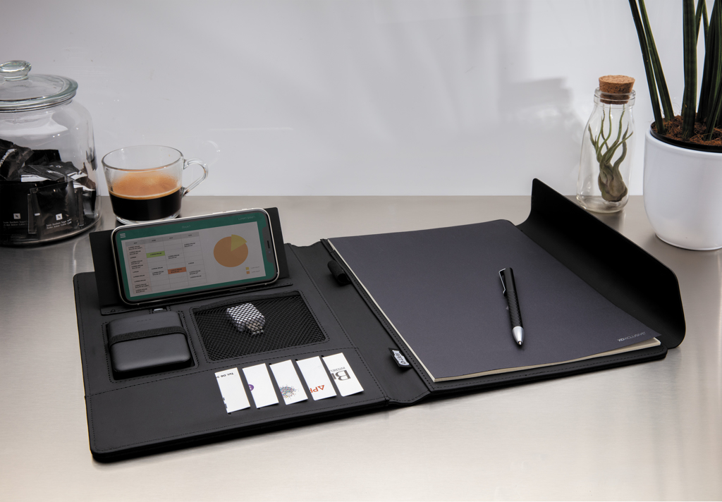Fiko 5W wireless charging portfolio A4 with powerbank - Slika 12