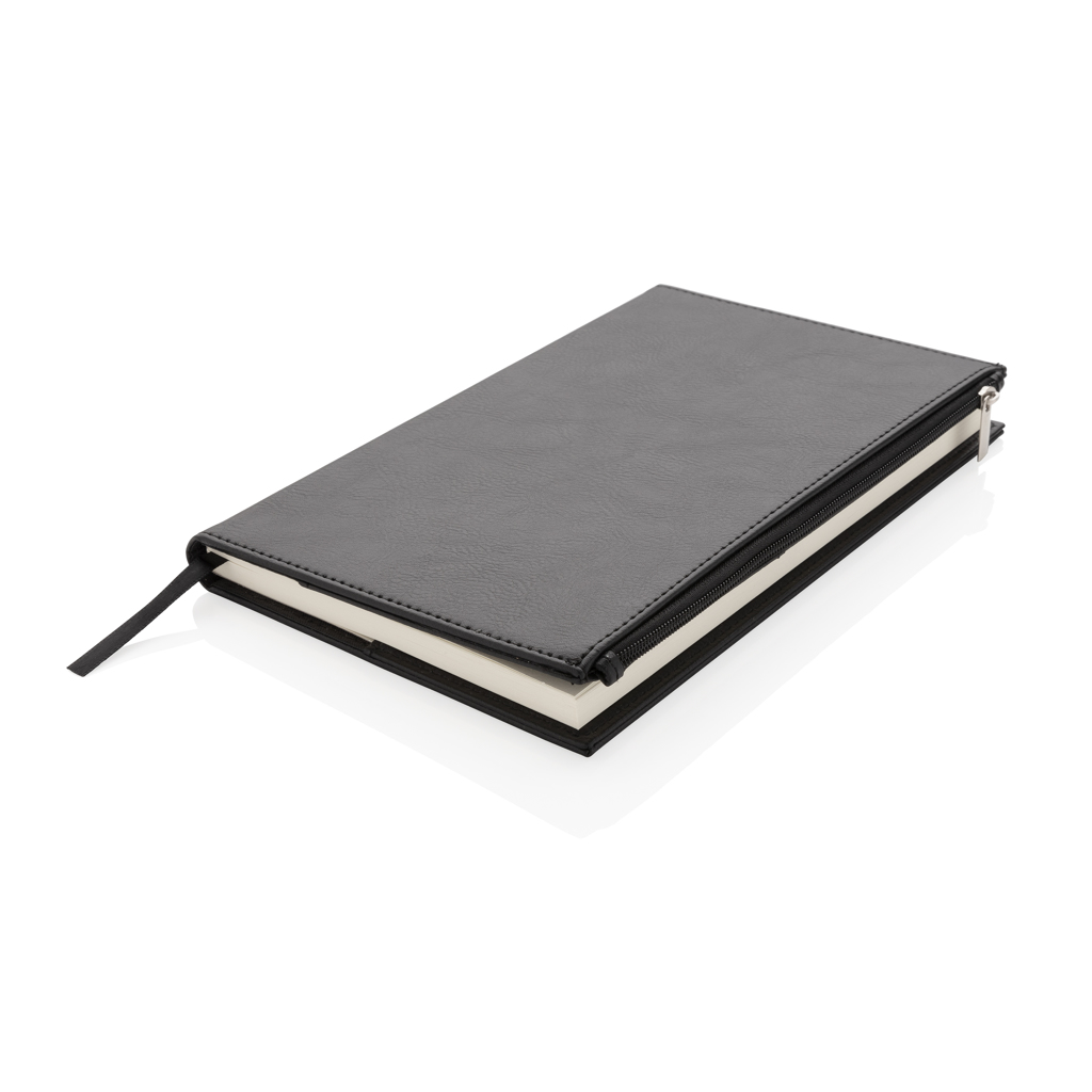 Swiss Peak A5 PU notebook with zipper pocket - Slika 3