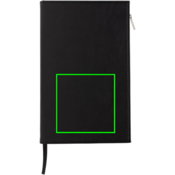 Swiss Peak A5 PU notebook with zipper pocket - Slika 9