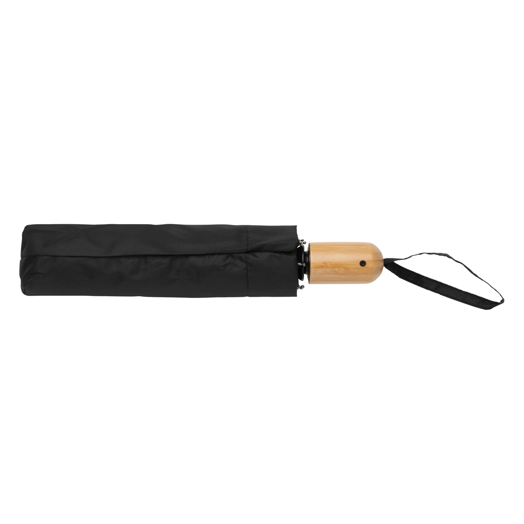 21" Impact AWARE™ RPET 190T bamboo auto open/close umbrella - Slika 7