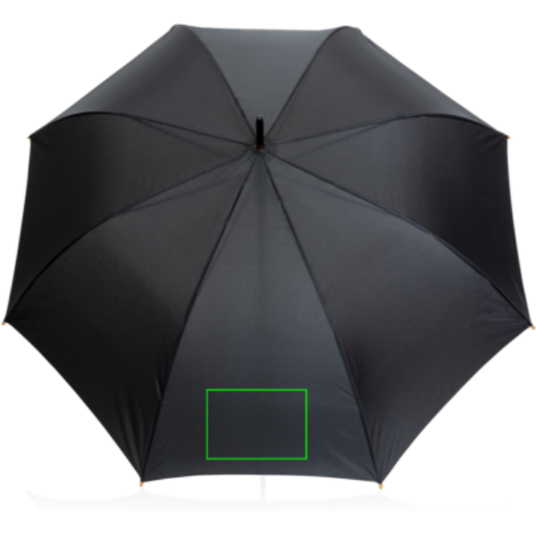 27" Impact AWARE™ RPET 190T auto open bamboo umbrella - Slika 7