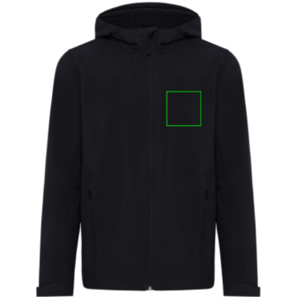 Iqoniq Makalu men recycled polyester soft shell jacket - Slika 20