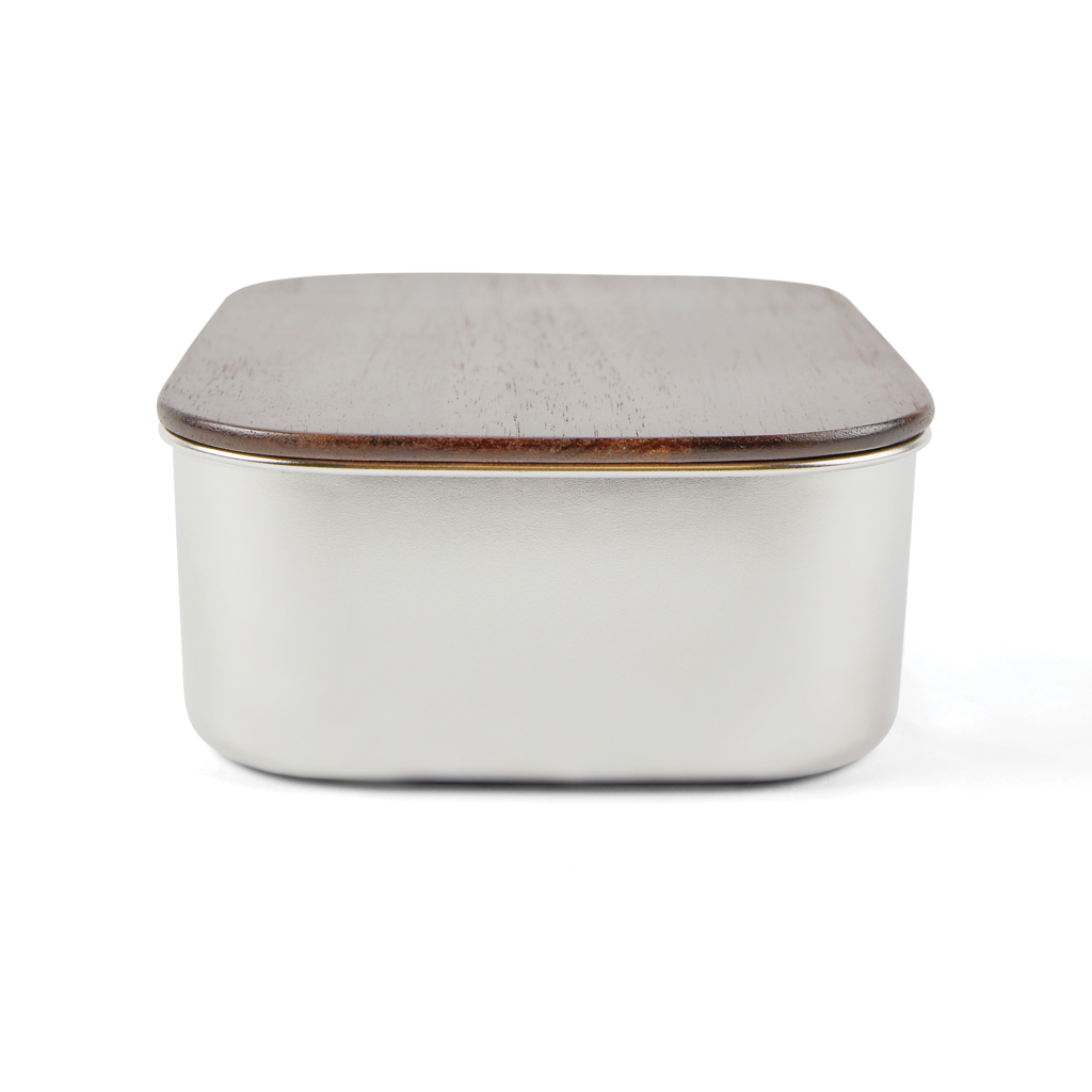 VINGA Ciro RCS recycled steel lunch box, grey - Slika 7