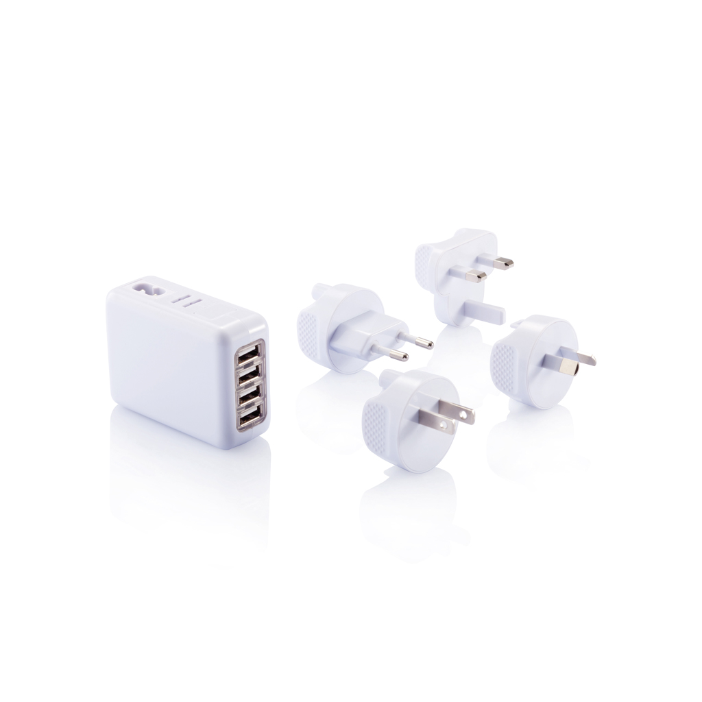 Travel plug with 4 USB ports - Slika 2